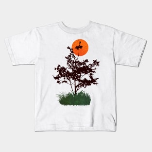 Minimalist Abstract Nature Art #3 Tree Kids T-Shirt